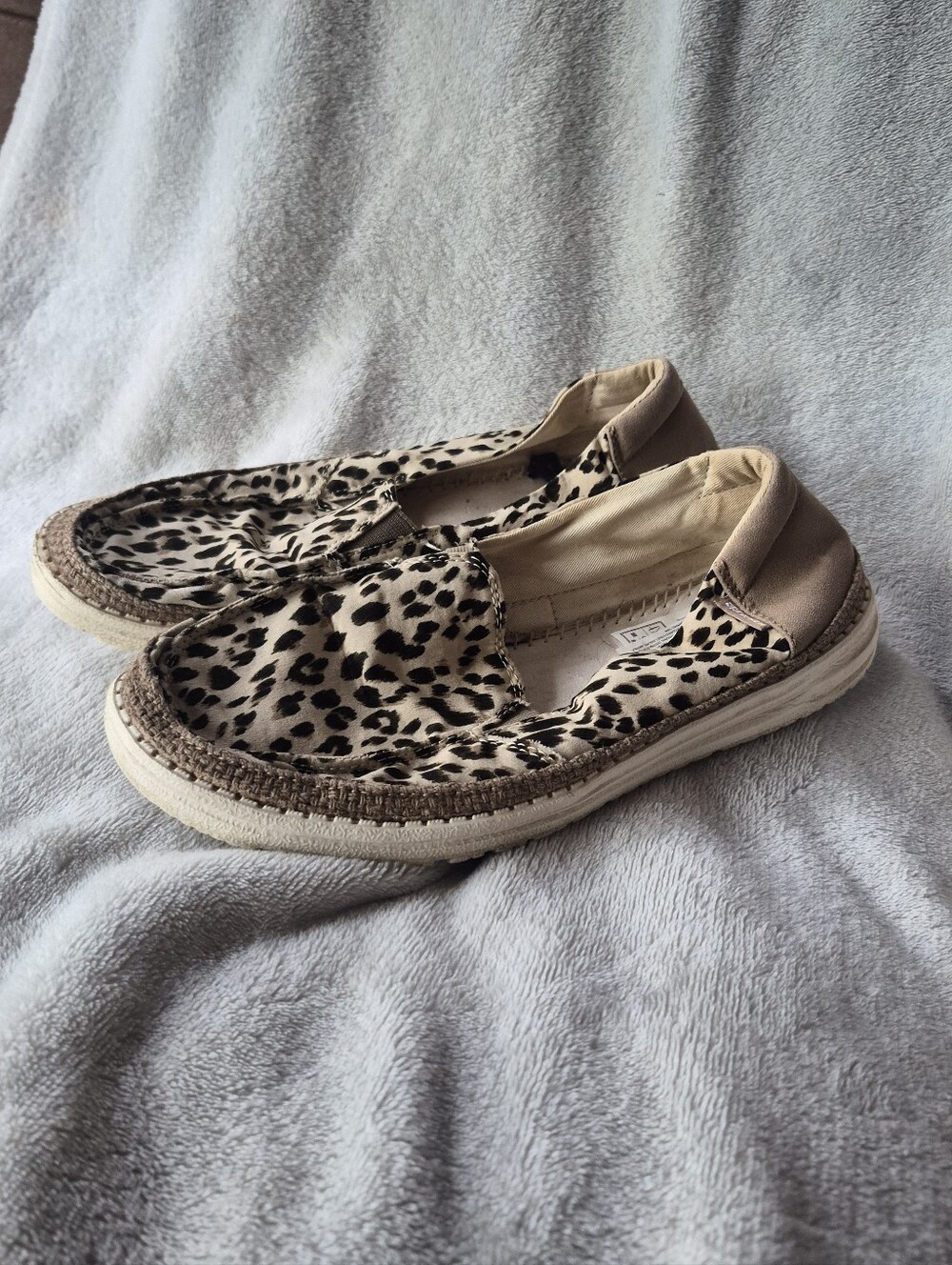 Heydude Lena Animal Print Shoes 10